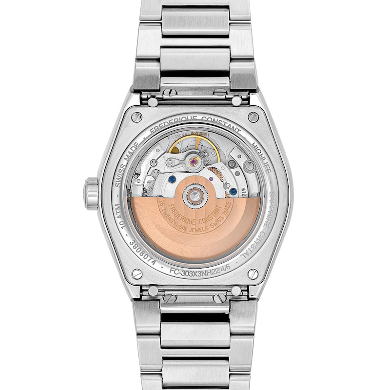 Main Image 3 of Men's Frederique Constant Highlife Automatic COSC Watch with Green Dial (Model: FC-303GRS3NH6B)