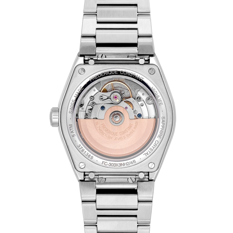 Main Image 3 of Men's Frederique Constant Highlife Automatic COSC Watch with Black Dial (Model: FC-303BBG3NH6B)