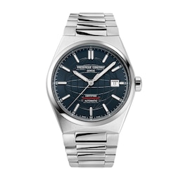 Men's Frederique Constant Highlife Automatic COSC Watch with Black Dial (Model: FC-303BL3NH6B)