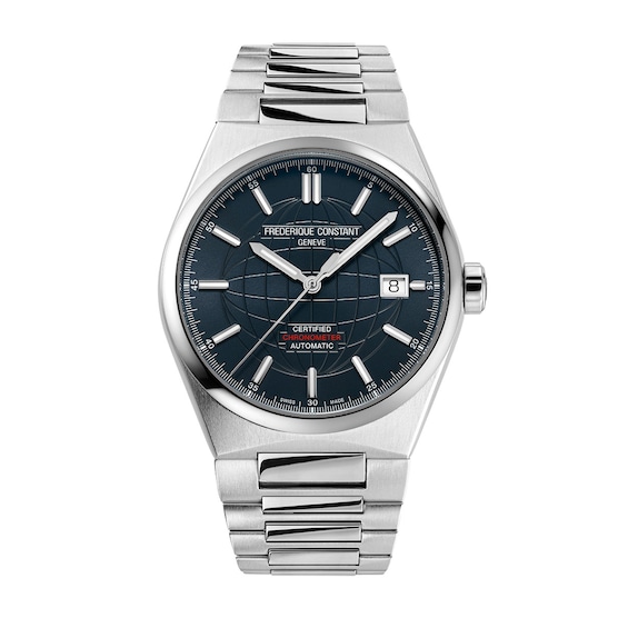 Men's Frederique Constant Highlife Automatic Cosc Watch with Black Dial (Model: Fc-303Bl3Nh6B)