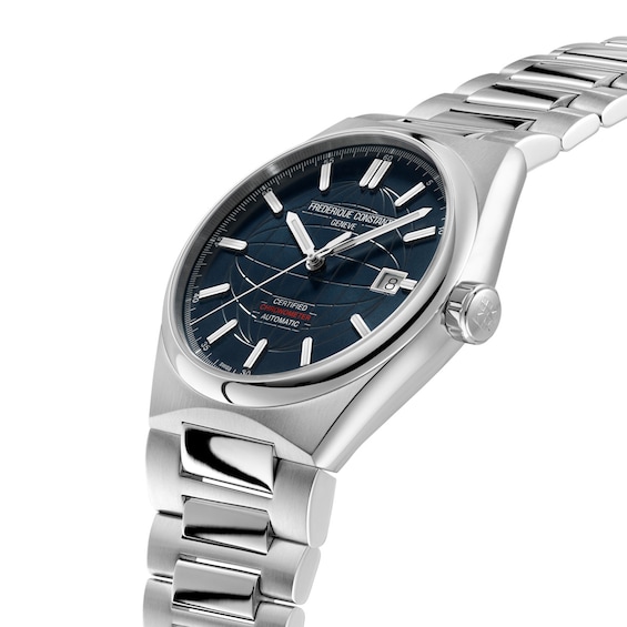 Men's Frederique Constant Highlife Automatic Cosc Watch with Black Dial (Model: Fc-303Bl3Nh6B)