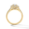 Thumbnail Image 3 of 1-1/4 CT. T.W. Certified Lab-Grown Diamond Double Cushion Frame Engagement Ring in 14K Gold (F/VS2)
