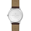 Thumbnail Image 3 of Men's Frederique Constant Classics Moneta Moonphase Watch with Silver-Tone Dial and Brown Strap (Model: FC-206S3S6)
