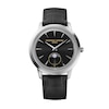 Thumbnail Image 1 of Men's Frederique Constant Classics Moneta Moonphase Watch with Black Dial and Leather Strap (Model: FC-206B3S6)