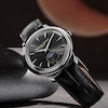 Thumbnail Image 6 of Men's Frederique Constant Classics Moneta Moonphase Watch with Black Dial and Leather Strap (Model: FC-206B3S6)
