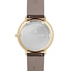 Thumbnail Image 3 of Men’s Frederique Constant Moonphase Gold-Tone IP Watch with Brown Strap (Model: FC-206RS3S5)
