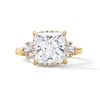 Thumbnail Image 1 of 4-1/2 CT. T.W. Princess-Cut Certified Lab-Grown Diamond Frame Engagement Ring in 14K Gold (F/VS2)