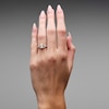 Thumbnail Image 2 of 1 CT. T.W. Radiant-Cut Certified Lab-Grown Diamond Frame Engagement Ring in 14K Gold (F/VS2)