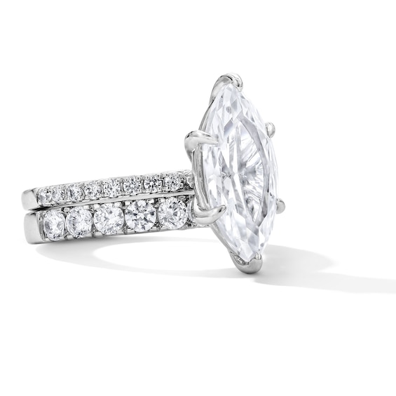 4-1/2 CT. T.w. Marquise-Cut Certified Lab-Grown Diamond Bridal Set in 14K White Gold (F/Vs2)