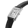 Thumbnail Image 2 of Ladies' Frederique Constant Classics Carrée Watch with Silver-Tone Dial and Black Leather Strap (Model: FC-235S2C6)