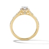 Thumbnail Image 3 of 3/4 CT. T.W. Certified Lab-Grown Diamond Cushion Frame Engagement Ring in 10K Gold (F/VS2)
