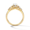 Thumbnail Image 3 of 1 CT. T.W. Oval Lab-Grown Diamond Frame Engagement Ring in 14K Gold (F/VS2)