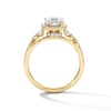 Thumbnail Image 3 of 1-3/8 CT. T.W. Princess-Cut Certified Lab-Grown Diamond Frame Engagement Ring in 14K Gold (F/VS2)