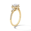 Thumbnail Image 5 of 1-3/8 CT. T.W. Princess-Cut Certified Lab-Grown Diamond Frame Engagement Ring in 14K Gold (F/VS2)