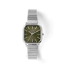Thumbnail Image 1 of Unisex BREDA Esther Analog Watch with Olive Green Dial and Stainless Steel Bracelet (Model: 1735a)
