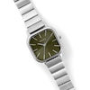 Thumbnail Image 3 of Unisex BREDA Esther Analog Watch with Olive Green Dial and Stainless Steel Bracelet (Model: 1735a)