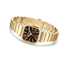 Thumbnail Image 2 of Unisex BREDA Esther Analog Watch with Espresso Brown Dial and 18K Gold-Plated Stainless Steel Bracelet (Model: 1735o)