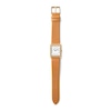 Thumbnail Image 3 of Men's BREDA Virgil Analog Watch with Ivory Dial and Clay Brown Leather Strap (Model: 1736a)