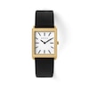Thumbnail Image 1 of Men's BREDA Virgil Analog Watch with Ivory Dial and Black Leather Strap (Model: 1736b)