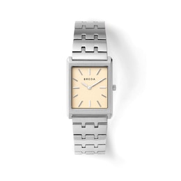 Men's BREDA Virgil Analog Watch with Champagne Dial and Stainless Steel Bracelet (Model: 1740a)