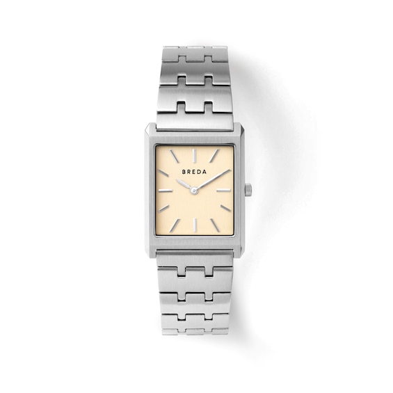 Men's Breda Virgil Analog Watch with Champagne Dial and Stainless Steel Bracelet (Model: 1740a)