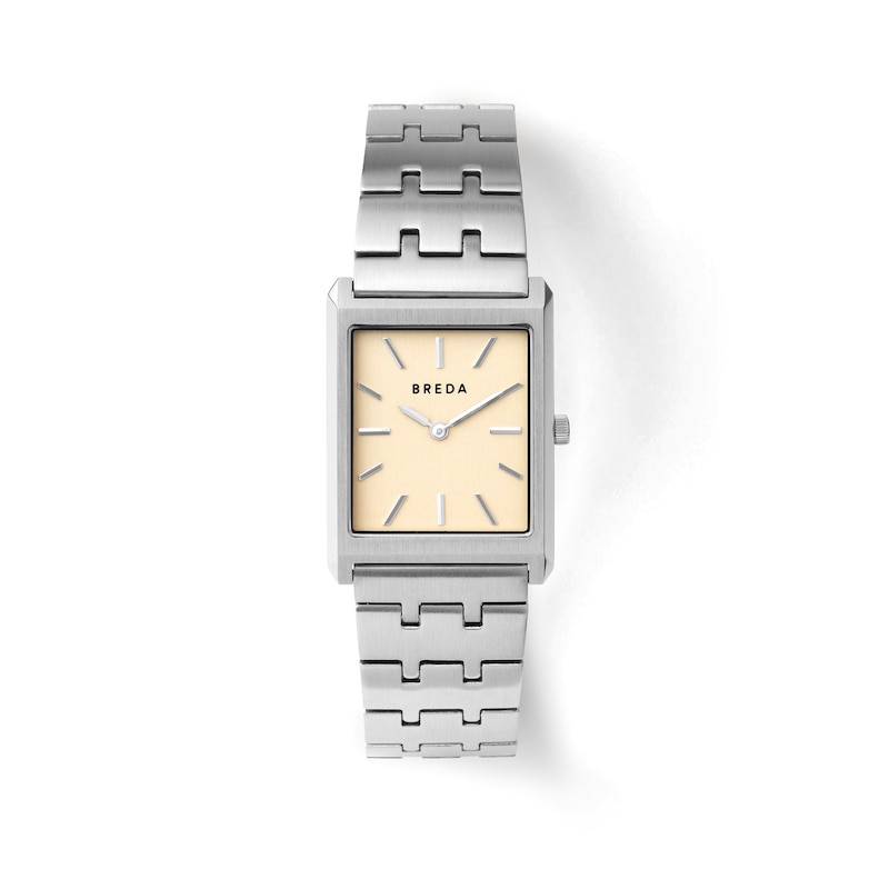 Main Image 1 of Men's BREDA Virgil Analog Watch with Champagne Dial and Stainless Steel Bracelet (Model: 1740a)