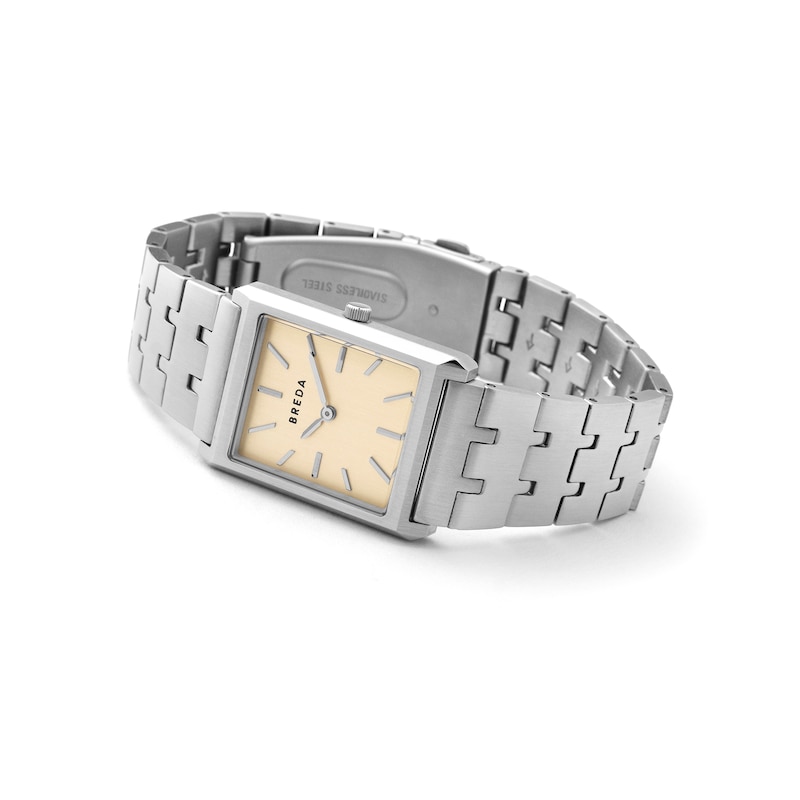 Main Image 2 of Men's BREDA Virgil Analog Watch with Champagne Dial and Stainless Steel Bracelet (Model: 1740a)