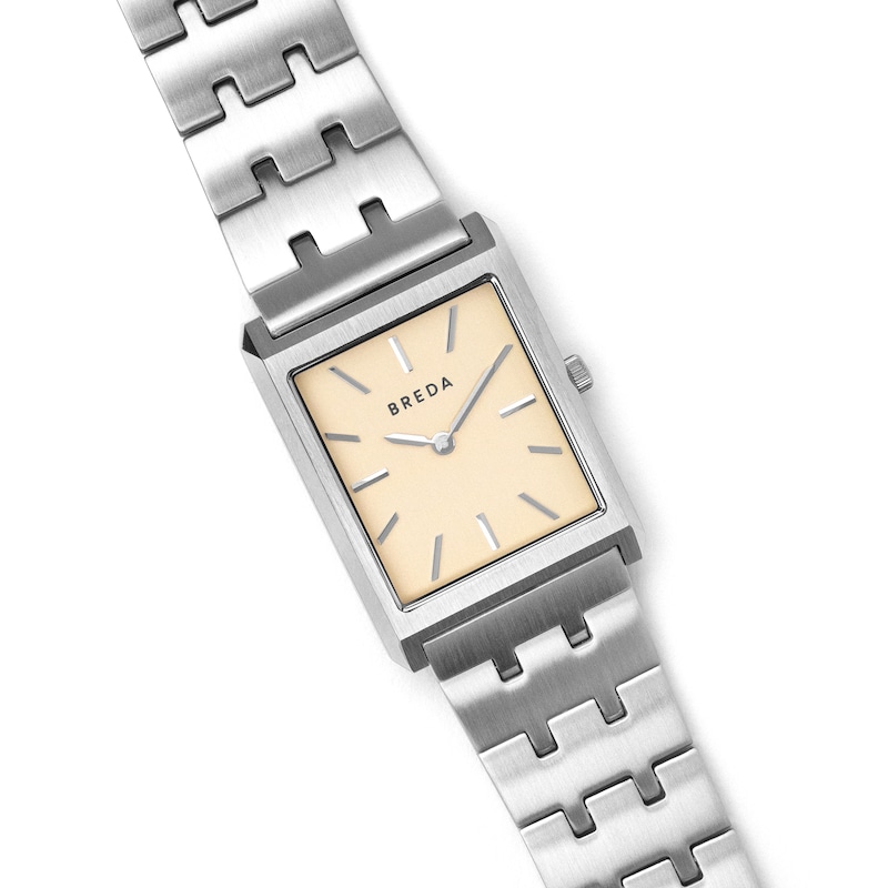 Main Image 3 of Men's BREDA Virgil Analog Watch with Champagne Dial and Stainless Steel Bracelet (Model: 1740a)