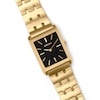 Thumbnail Image 3 of Men's BREDA Watch with Black Rectangle Dial and Gold-Tone Stainless Steel Bracelet (Model: 1740c)