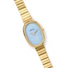 Thumbnail Image 3 of Ladies' BREDA Jane Analog Watch with Blue Mother-of-Pearl Dial and 18K Gold-Plated Bracelet (Model: 1741c)