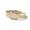 Thumbnail Image 2 of Ladies' BREDA Jane Analog Watch with Champagne Mother-of-Pearl Dial and 18K Gold-Plated Mesh Bracelet (Model: 1741n)