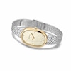 Thumbnail Image 2 of Ladies' BREDA Jane Analog Watch with Champagne Mother-of-Pearl Dial and Stainless Steel Mesh Bracelet (Model: 1741q)
