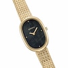 Thumbnail Image 3 of Ladies' BREDA Jane Analog Watch with Black Mother-of-Pearl Dial and 18K Gold-Plated Mesh Bracelet (Model: 1741r)
