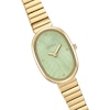 Thumbnail Image 3 of Ladies' BREDA Jane Analog Watch with Sage Green Mother-of-Pearl Dial and 18K Gold-Plated Bracelet (Model: 1741t)