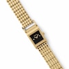 Thumbnail Image 3 of Unisex BREDA Revel Analog Watch with Black Dial and 18K Gold-Plated Stainless Steel Bracelet (Model: 1746b)