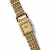 Thumbnail Image 3 of Unisex BREDA Revel Analog Watch with Gold-Tone Dial and 18K Gold-Plated Stainless Steel Mesh Bracelet (Model: 1746f)