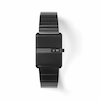 Thumbnail Image 1 of Men's BREDA Pulse Rectangle Black-Plated Stainless Steel Bracelet Watch (Model: 1750c)