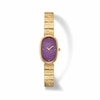 Thumbnail Image 1 of Ladies' BREDA Jane Revival Analog Watch with Purple Mother-of-Pearl Dial and 18K Gold-Plated Bracelet (Model: 1753d)