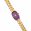 Thumbnail Image 3 of Ladies' BREDA Jane Revival Analog Watch with Purple Mother-of-Pearl Dial and 18K Gold-Plated Bracelet (Model: 1753d)