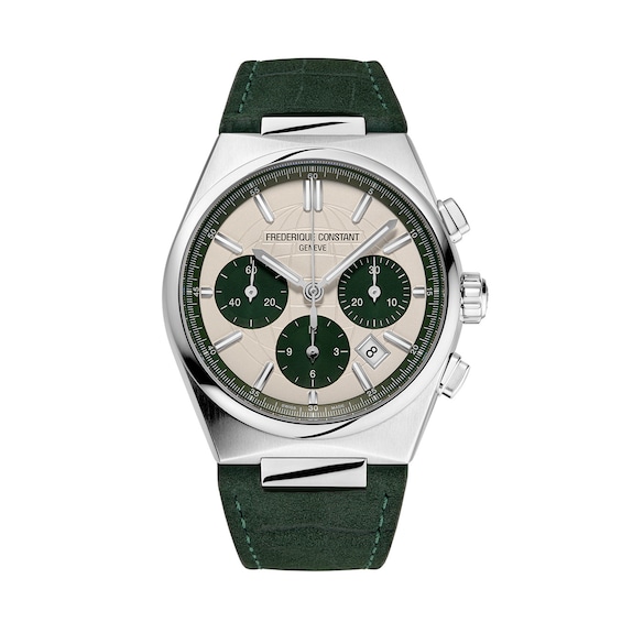 Men's Frederique Constant Highlife Chronograph Automatic Watch with Two-Tone Dial (Model: Fc-391Sgr4Nh6)