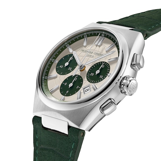 Men's Frederique Constant Highlife Chronograph Automatic Watch with Two-Tone Dial (Model: Fc-391Sgr4Nh6)