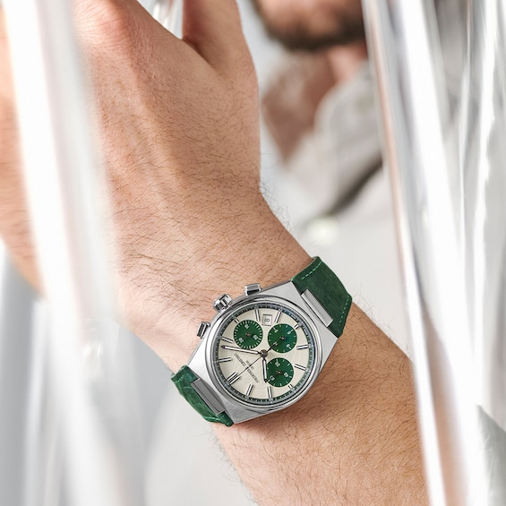 Men's Frederique Constant Highlife Chronograph Automatic Watch with Two-Tone Dial (Model: Fc-391Sgr4Nh6)