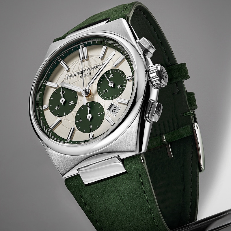 Main Image 5 of Men's Frederique Constant Highlife Chronograph Automatic Watch with Two-Tone Dial (Model: FC-391SGR4NH6)