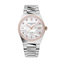 Ladies' Frederique Constant Highlife 1/2 CT. T.W. Diamond Watch with Mother-of-Pearl Dial (Model: FC-240MPWD2NHD2B)