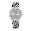 Thumbnail Image 1 of Ladies' Frederique Constant Slimline 5/8 CT. T.W. Diamond Watch with Grey Dial (Model: FC-220LBD1SD26B)