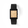 Thumbnail Image 1 of Men's BREDA Virgil Analog Watch with Gold-Tone Dial and Black Leather Strap (Model: 1736c)