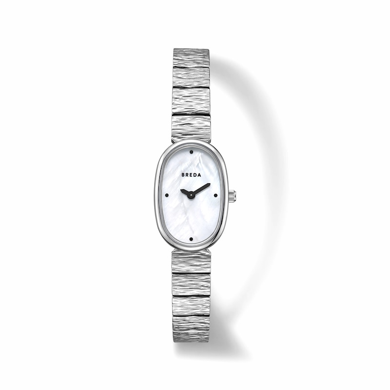 Main Image 1 of Ladies' BREDA Jane Revival Analog Watch with Mother-of-Pearl Dial and Stainless Steel Bracelet (Model: 1753b)
