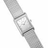 Thumbnail Image 3 of Unisex BREDA Virgil Small Analog Watch with Silver-Tone Dial and Stainless Steel Mesh Bracelet (Model: 1758b)