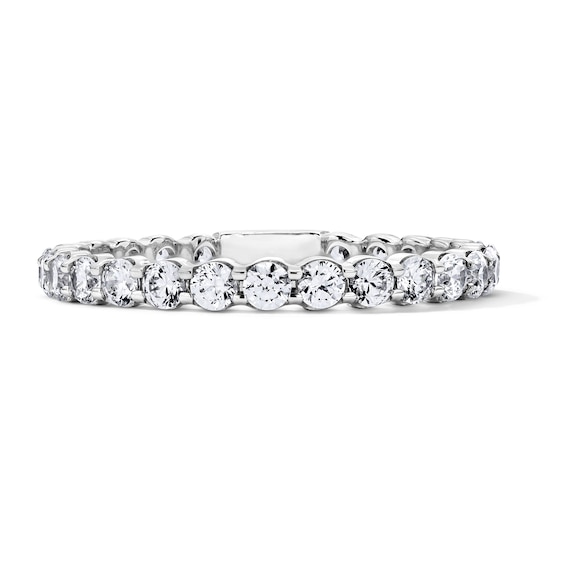 1 CT. T.w. Lab-Grown Diamond Eternity Band 14K White Gold (F/Vs2)