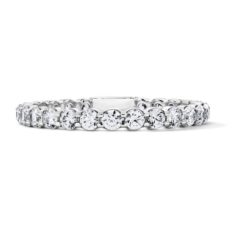 Main Image 1 of 1 CT. T.W. Lab-Grown Diamond Eternity Band 14K White Gold (F/VS2)